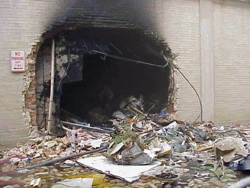 Exit hole